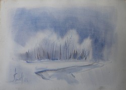 FEVRIER - 1986 - AQUARELLE